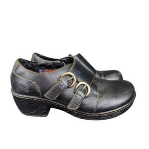 BOC Born Clogs Chunky‎ Monk Double Strap Oxfords Academia Women's 9 Academia